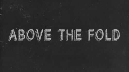 Above The Fold Black Image