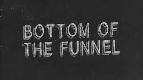 Bottom Of The Funnel Black Image