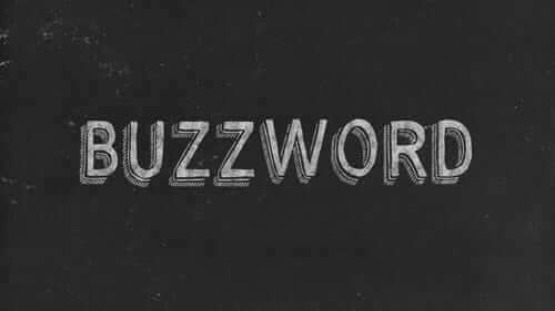 Buzzword Black Image