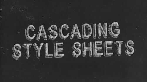 Cascading Style Sheets Black Image