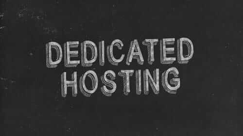 Dedicated Hosting Black Image