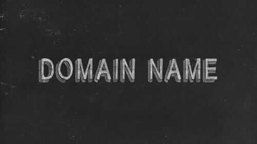 Domain Name Black Image
