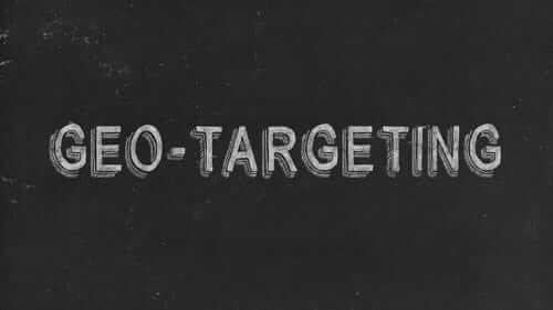 Geo-Targeting Black Image