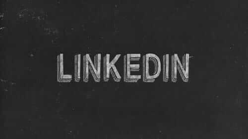 Linkedin Black Image