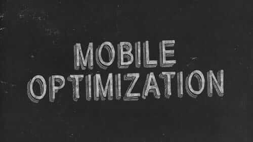 Mobile Optimization Black Image