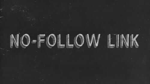No-Follow Link Black Image