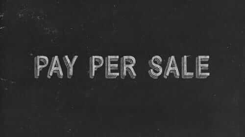 Pay Per Sale Black Image
