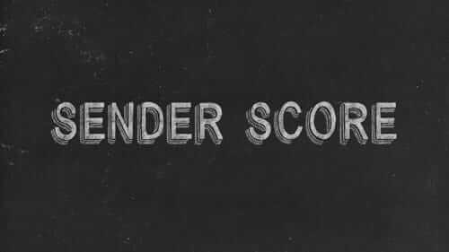 Sender Score Black Image
