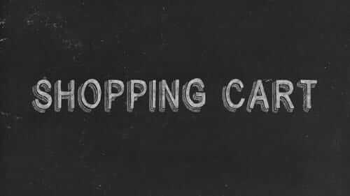 Shopping Cart Black Image