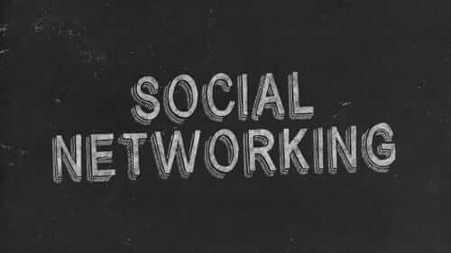 Social Networking Black Image