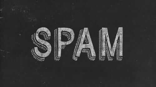 Spam Black Image