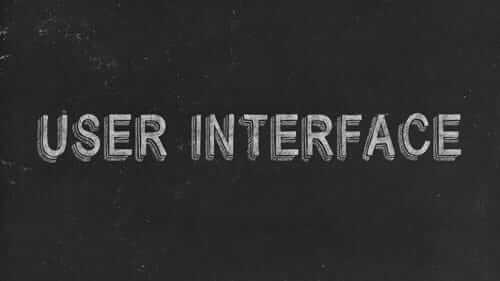 User Interface Black Image