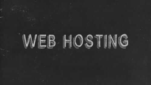 Web Hosting Black Image