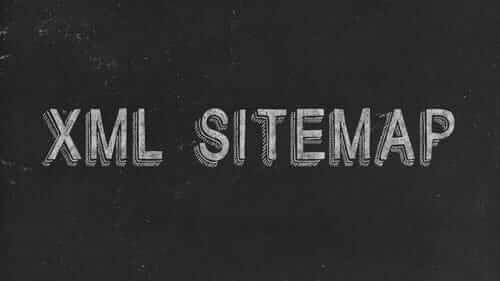 Xml Sitemap Black Image