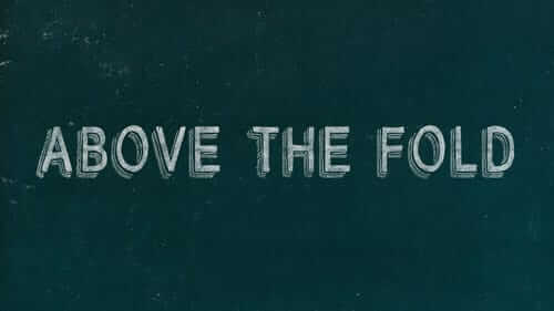 Above The Fold Green Image