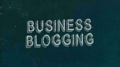 Business Blogging Green Image