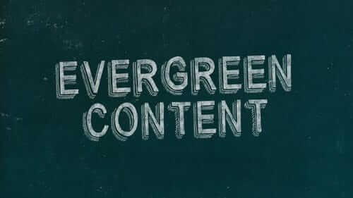 Evergreen Content Green Image