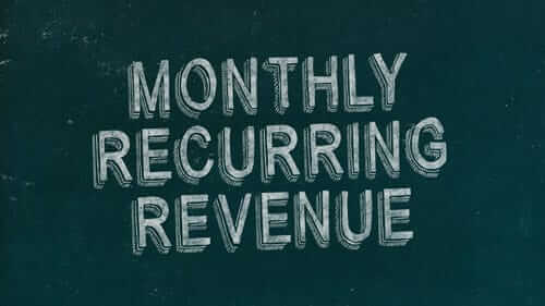 Monthly Recurring Revenue Green Image