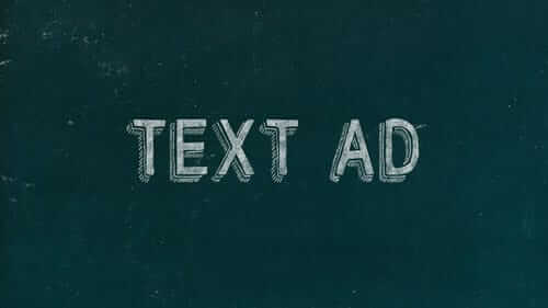 Text Ad Green Image