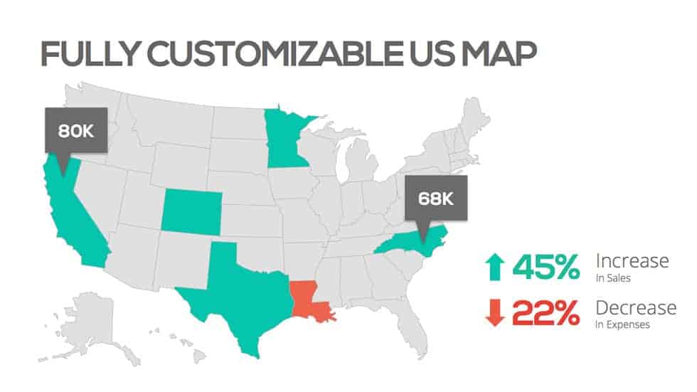 Powerpoint Template Screenshot Us Map