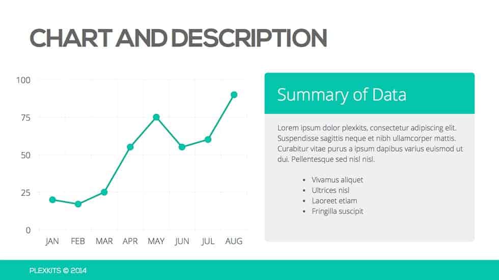Powerpoint Template Screenshot Line Chart