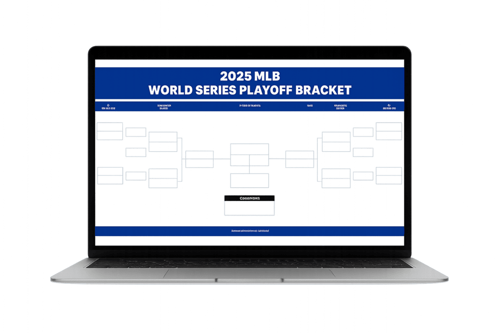 2025 Mlb World Series Playoff Bracket Google Sheets &Amp; Excel