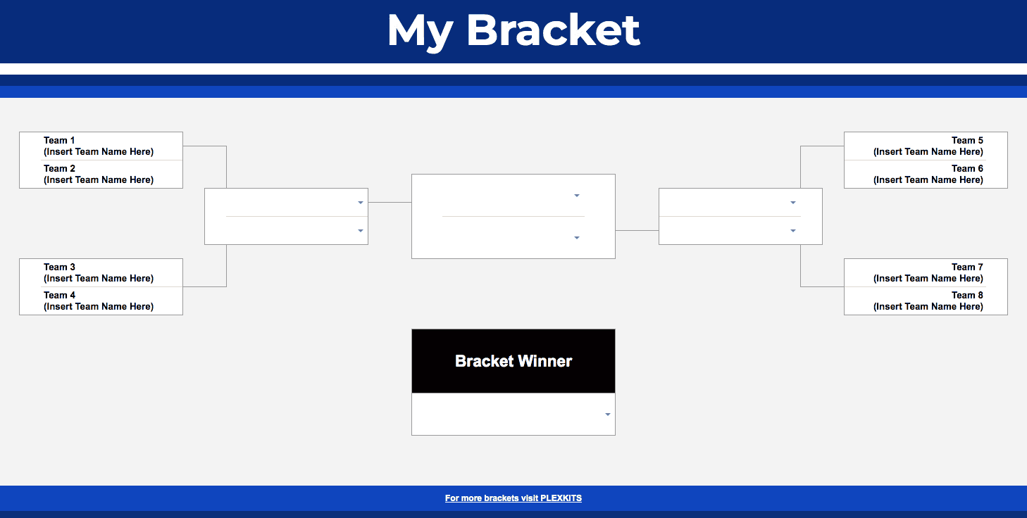 March Madness Pool Tracker My 8 Participant Bracket